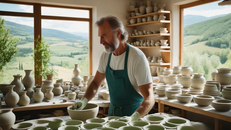 Unexplored Pottery Studios in Umbria