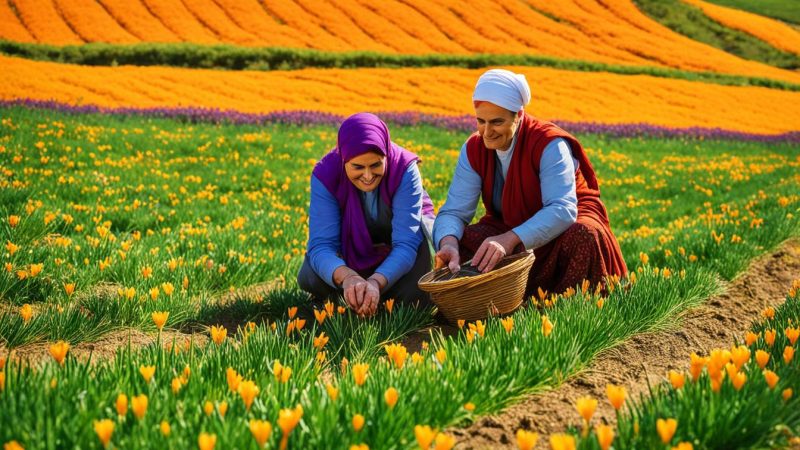 Exploring Saffron Fields in Abruzzo