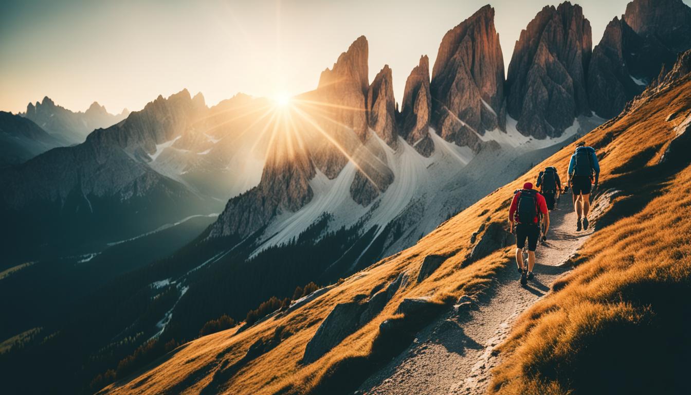 Trekking in the Dolomites