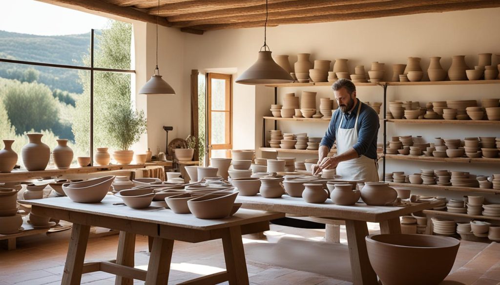 clay studios in Umbria