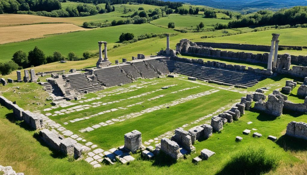 Saepinum ancient ruins