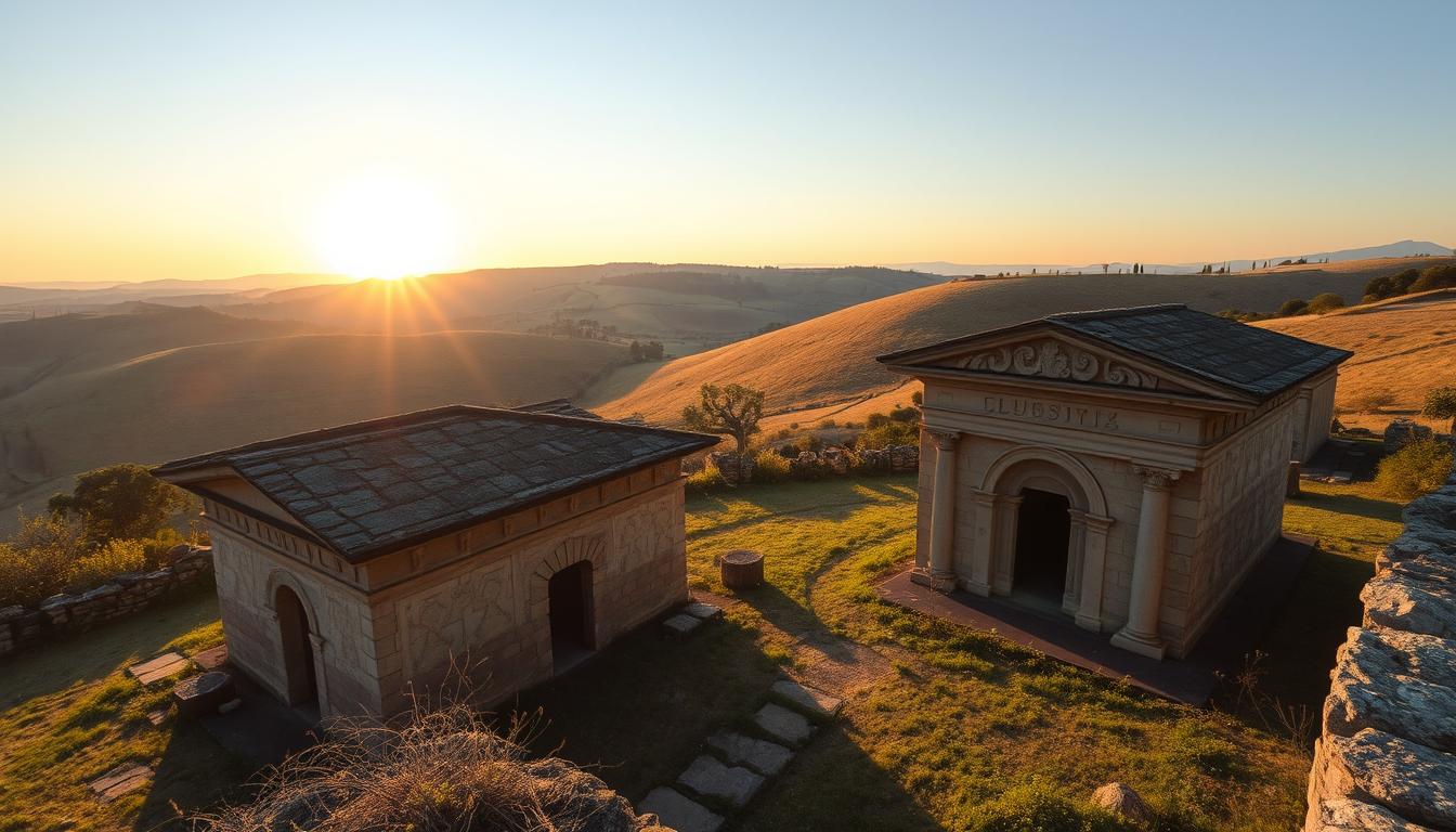 etruscan tombs tuscany