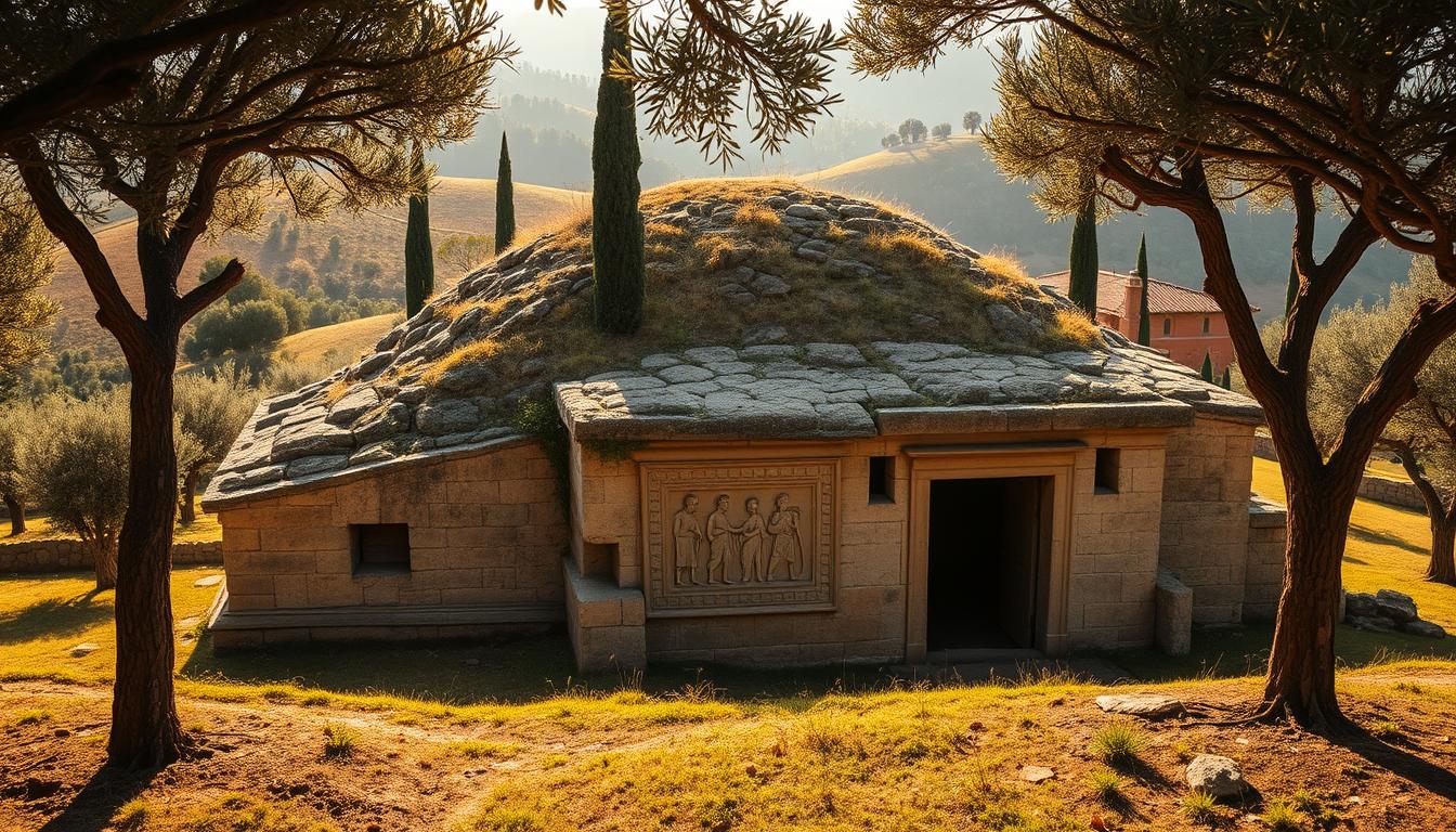 etruscan tombs tuscany