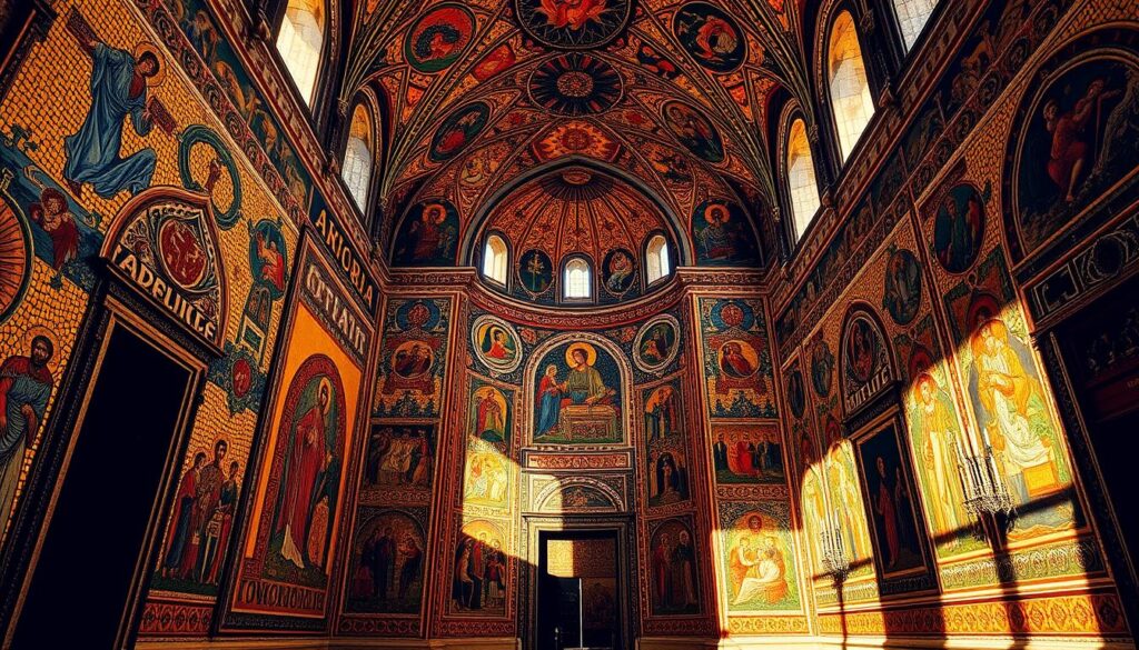 Byzantine mosaics in Torcello cathedral