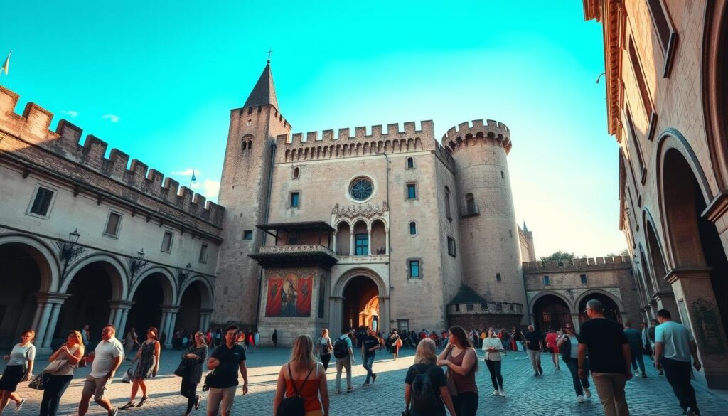Italy castle visitor experience today