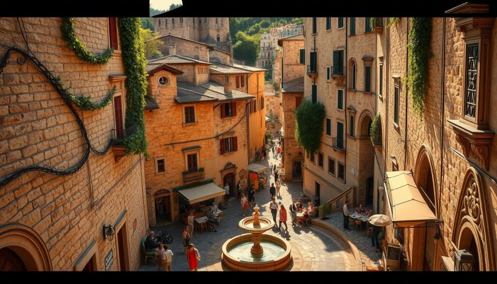 Roaming through timeless streets scenic views