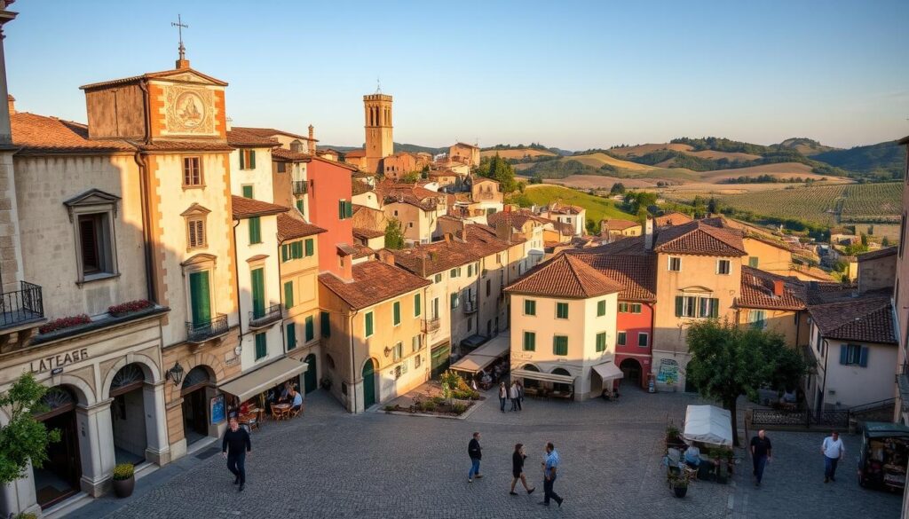 central Italy art towns journey