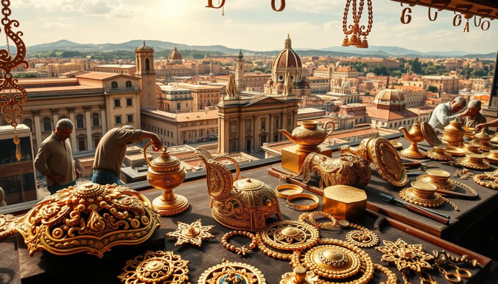 evolution of Italian goldsmithing