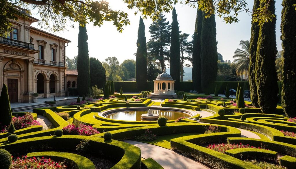 historic villa garden architecture